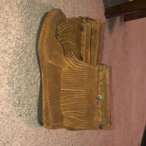 Minnetonka Fringe booties
